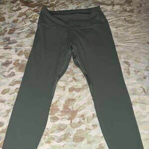 Lululemon Align High-Rise Pant 25" Grey Eucalyptus / Size 12